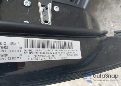 2019 Jeep Cherokee Limited 4X4 z USA, uszkodzony, nr VIN 1C4PJMDN9KD292316